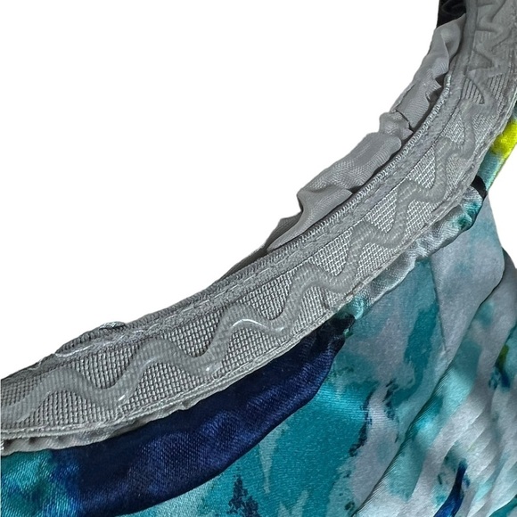 The Limited Strapless Floral Satin Boning Pleated Lined Dress, Size 8 - Picture 8 of 11